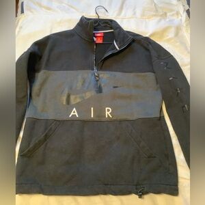 Nike Black Air Half-Zip Sweatshirt